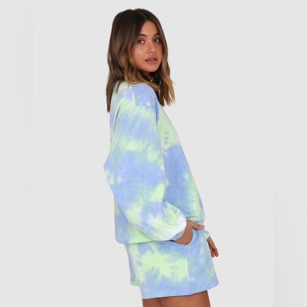By.Dyln Xander Sweater in Sky Tie Dye New - Picture 13 of 13